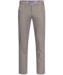 GREIFF Anzughose Greiff CASUAL Herren Chino-Hose Regular Fit Kitt/Beige