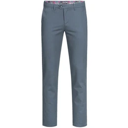 Anzughose CASUAL Herren Chino-Hose Regular Fit Taubenblau 50