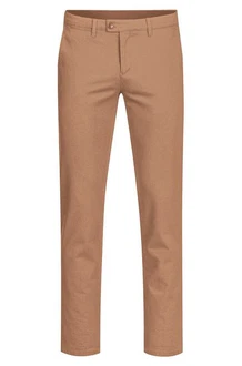GREIFF Anzughose Greiff CASUAL Herren Chino-Hose Regular Fit Camel