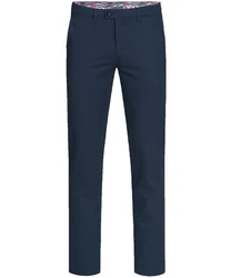 GREIFF Anzughose Greiff CASUAL Herren Chino-Hose Regular Fit Marine