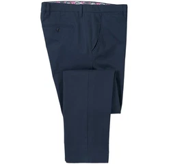 GREIFF Anzughose Greiff CASUAL Herren Chino-Hose Regular Fit Marine