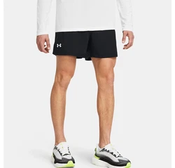 Under Armour Shorts Launch Schwarz/Dunkelblau/Rot