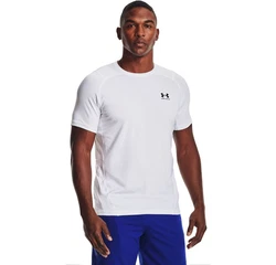 Under Armour T-Shirt HeatGear Armour Fitted Weiß/Rot/Grau/Dunkelblau