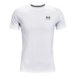 Under Armour T-Shirt HeatGear Armour Fitted Weiß/Rot/Grau/Dunkelblau