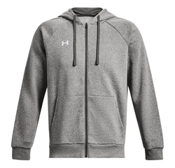 Under Armour Sweatjacke UA Rival Fleece Hoodie grau / wei