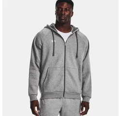 Under Armour Sweatjacke UA Rival Fleece Hoodie grau / wei