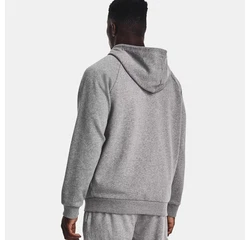 Under Armour Sweatjacke UA Rival Fleece Hoodie grau / wei