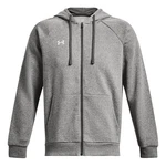 Under Armour Sweatjacke UA Rival Fleece Hoodie grau / wei