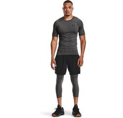Under Armour T-Shirt UA HG ARMOUR COMP Grau/Dunkelgrau/Rot/Hellgrau