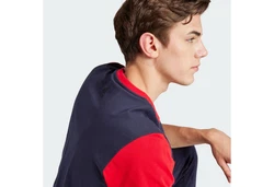 adidas Sportswear T-Shirt Essentials Single Jersey Big Logo Rot/Lila/Dunkelblau/Mischfarben