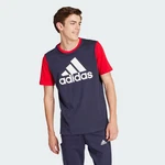 adidas Sportswear T-Shirt Essentials Single Jersey Big Logo Rot/Lila/Dunkelblau/Mischfarben