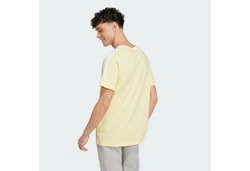 adidas Sportswear T-Shirt ESSENTIALS SINGLE JERSEY 3-STREIFEN Gelb/Khaki/Grün