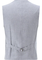 CG Club of Gents Anzugweste CG Plum Grau/Lila/Hellblau/Blau/Fliederfarben