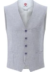 CG Club of Gents Anzugweste CG Plum Grau/Lila/Hellblau/Blau/Fliederfarben