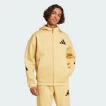 adidas Sportswear Hoodie Z.N.E. ZIP-HOODIE Gelb/Beige