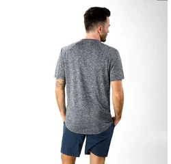 Under Armour T-Shirt UA Tech 2.0 Hellgrau/Dunkelgrau/Grau/Dunkelblau