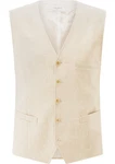 Carl Gross Anzugweste CG Wilson-G Khaki/Weiß/Beige