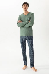 Schlafanzug Serie Gentlemen Geo Hose mit Print (2 tlg)