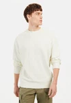 camel active Sweatshirt Regular Fit Weiß/Hellgrün/Khaki/Creme