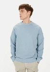 camel active Sweatshirt Regular Fit Hellblau/Blau/Grau