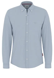 JOOP! Langarmhemd Jeans Haven3-W (1-tlg) Hellblau/Blau