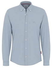 JOOP! Langarmhemd Jeans Haven3-W (1-tlg) Hellblau/Blau