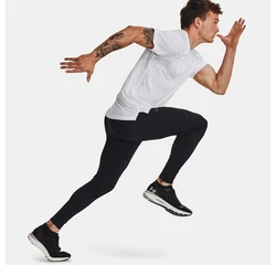 Under Armour Laufhose Qualifier Elite Schwarz/Dunkelblau/Blau/Rot/Hellblau