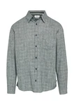 s.Oliver Langarmhemd Regular Fit Grau/Hellgrau/Grün/Dunkelblau