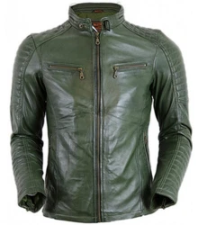 MDM Bikerjacke Herren Dunkelgrün/Grün