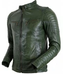 MDM Bikerjacke Herren Dunkelgrün/Grün