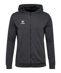 hummel hmlAUTHENTIC PL Kapuzenjacke Dunkelgrau/Schwarz/Grau