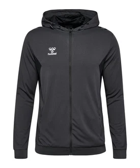 hummel hmlAUTHENTIC PL Kapuzenjacke Dunkelgrau/Schwarz/Grau