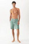 Mey Homewearhose Serie Timeless Appeal Grün/Türkis