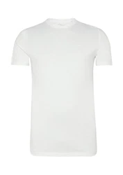 s.Oliver T-Shirt Weiß/Creme/Grau