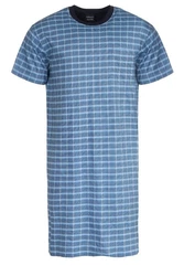 Normann Pyjama Herren kurzarm Nachthemd  