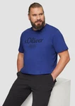 s.Oliver T-Shirt mit Logo-Print Braun/Blau/Silber/Dunkelblau