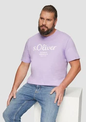 s.Oliver T-Shirt mit Logo-Print Lila/Rosa/Fliederfarben