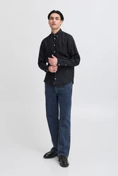 Casual Friday Langarmhemd CFAnton Shirt Schwarz/Hellblau/Dunkelblau/Dunkelgrau/Blau