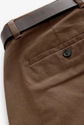 Next Chinohose Straight Fit mit Print Khaki/Beige/Braun