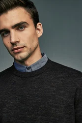 Next 2-in-1 Pullover Hemdeinsatz 