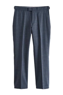 Next Stoffhose Signature Hose (1-tlg) Dunkelblau/Grau/Hellblau/Blau