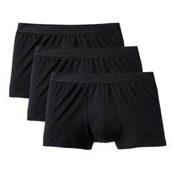 CALIDA Boxershorts Natural Benefit Herren 3er-Pack schwarz