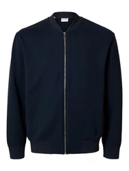SELECTED HOMME Jacke Sweatshirt Dunkelblau/Blau