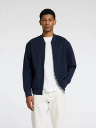SELECTED HOMME Jacke Sweatshirt Dunkelblau/Blau
