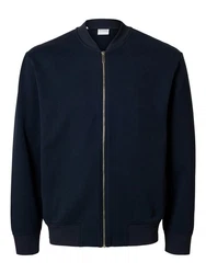 SELECTED HOMME Jacke Sweatshirt Dunkelblau/Blau