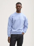 TOM TAILOR Sweatshirt Hellblau/Blau/Fliederfarben