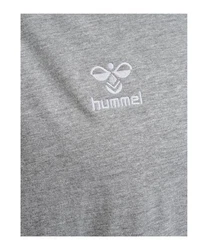 hummel T-Shirt T-Shirt Rundhalsausschnitt gesticktes Logo Regular fit (7924) Grau Melange