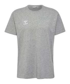 hummel T-Shirt T-Shirt Rundhalsausschnitt gesticktes Logo Regular fit (7924) Grau Melange hummel T-Shirt T-Shirt Rundhalsausschnitt gesticktes Logo Regular fit (7924) Grau Melange