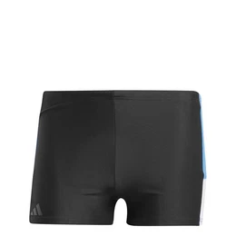 Badehose BLOCK BOXER BLACK/BROYAL/WHITE