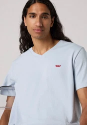 Levi's V-Shirt LE ORIGINAL HM VNECK Hellblau/Blau